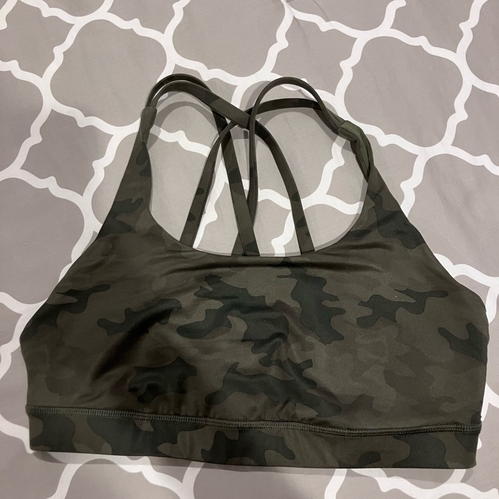 Lululemon Savasana Camo Energy Bra 8